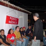 Prefeito visita médicos do SAMU e policiais civis que trabalham durante Forró Caju - Fotos: Wellington Barreto  Agência Aracaju de Notícias