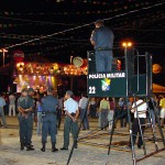 FORRÓ CAJU  Polícia Militar afirma que a festa é muito tranqüila - Fotos: Márcio Dantas  Agência Aracaju de Notícias
