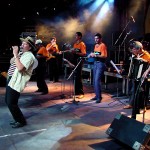 FORRÓ CAJU  Gláucio Costa faz a festa dos forrozeiros no palco principal - Fotos: Márcio Dantas  Agência Aracaju de Notícias