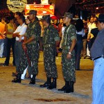 Exército ajuda a manter a segurança do Forró Caju - Fotos: Márcio Dantas  Agência Aracaju de Notícias