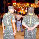 Exército ajuda a manter a segurança do Forró Caju - Fotos: Márcio Dantas  Agência Aracaju de Notícias