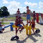 PMA beneficia crianças carentes com a construção de parques infantis - Fotos: Abmael Eduardo  Agência Aracaju de Notícias