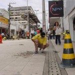 Recuperação dos calçadões do centro comercial de Aracaju será reiniciada - Fotos: Márcio Dantas  Agência Aracaju de Notícias