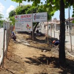 Prefeitura constrói praça na avenida Tancredo Neves  - Fotos: Márcio Dantas  Agência Aracaju de Notícias