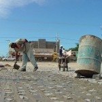 Feira livre do Santa Maria agora conta com área pavimentada - Fotos: Márcio Dantas  Agência Aracaju de Notícias