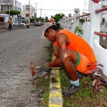 Prefeitura realiza serviço de jardinagem em avenidas da capital - Fotos: Márcio Dantas  Agência Aracaju de Notícias