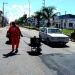 Principais avenidas da capital passam por operação tapa buracos - Fotos: Márcio Dantas  Agência Aracaju de Notícias