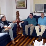 Prefeito de Aracaju recebe visita do presidente do PC do B - Fotos: Abmael Eduardo  Agência Aracaju de Notícias