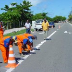 Avenida Beira Mar já está devidamente sinalizada pela SMTT - Fotos: Lindivaldo Ribeiro  Agência Aracaju de Notícias