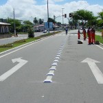 Avenida Beira Mar já está devidamente sinalizada pela SMTT - Fotos: Lindivaldo Ribeiro  Agência Aracaju de Notícias