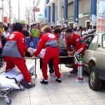 Equipe do SAMU realiza demonstração do atendimento médico de urgência - Fotos: Abmael Eduardo  Agência Aracaju de Notícias
