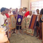 Mães da BolsaEscola Cidade Criança fazem curso de tapeçaria - Fotos: Abmael Eduardo  Agência Aracaju de Notícias
