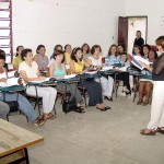 Professores e especialistas participam do curso de Libras no Cemarh - Fotos: Abmael Eduardo  Agência Aracaju de Notícias