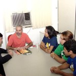 Jovens da Igreja Adventista visitam viceprefeito de Aracaju - Fotos: Wellington Barreto  Agência Aracaju de Notícias