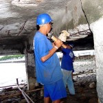 Obras de recuperação da Ponte do Imperador foram iniciadas ontem - Fotos: Wellington Barreto  Agência Aracaju de Notícias