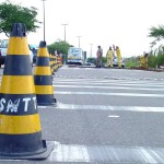 Nova sinalização será implantada na avenida Tancredo Neves - Fotos: Wellington Barreto  Agência Aracaju de Notícias