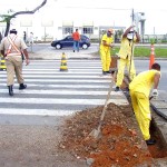 Nova sinalização será implantada na avenida Tancredo Neves - Fotos: Wellington Barreto  Agência Aracaju de Notícias