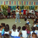 Crianças da rede municipal visitam exposição sobre o folclore - Fotos: Walter Martins  Agência Aracaju de Notícias
