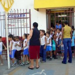 Crianças da rede municipal visitam exposição sobre o folclore - Fotos: Walter Martins  Agência Aracaju de Notícias
