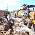 Obras de saneamento básico do loteamento Estrela do Oriente estão em andamento - Fotos: Wellington Barreto  Agência Aracaju de Notícias