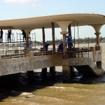 Ponte do Imperador recebe reparos no teto e nos pilares de sustentação - Fotos: Abmael Eduardo  Agência Aracaju de Notícias