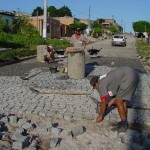 Ruas do Lamarão recebem novos paralelepípedos - Fotos: Abmael Eduardo  Agência Aracaju de Notícias