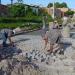 Ruas do Lamarão recebem novos paralelepípedos - Fotos: Abmael Eduardo  Agência Aracaju de Notícias
