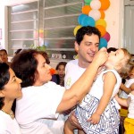 Mais de 80% das crianças de Aracaju são vacinadas - Fotos: Wellington Barreto  Agência Aracaju de Notícias