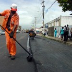 Recapeamento geral da rua Bahia será concluído esta semana - Fotos: Márcio Dantas  Agência Aracaju de Notícias