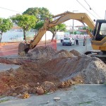 Prosseguem as obras de esgotamento sanitário no bairro Pereira Lobo - Fotos: Abmael Eduardo  Agência Aracaju de Notícias