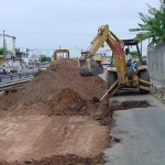 Drenagem está sendo recuperada em parte da avenida Visconde de Maracaju - Fotos: Abmael Eduardo  Agência Aracaju de Notícias