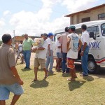 Famílias da Salina São Marcos recebem cestas básicas de alimentos - Fotos: Abmael Eduardo  Agência Aracaju de Notícias