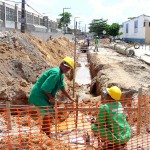Obras de drenagem da rua Distrito Federal são intensificadas - Fotos: Wellington Barreto  Agência Aracaju de Notícias