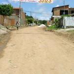 Mais uma rua no bairro Santos Dumont está sendo pavimentada - Fotos: Wellington Barreto  Agência Aracaju de Notícias