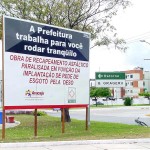 Prefeitura instala aviso em rótula da Hermes Fontes - Fotos: Wellington Barreto  Agência Aracaju de Notícias