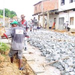 recebe novo calçamento  - Fotos: Wellington Barreto  Agência Aracaju de Notícias