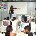 Crianças e adolescentes do projeto Pouso Seguro concluem curso de informática - Fotos: Wellington Barreto  Agência Aracaju de Notícias