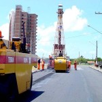 Asfalto da avenida Murilo Dantas