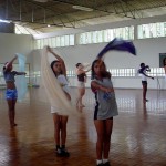 Alunas da rede municipal treinam em sala de dança da UFS	 - Fotos: Walter Martins  Agência Aracaju de Notícias
