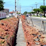 Obra de drenagem na avenida Heráclito Rollemberg dará fim aos alagamentos - Fotos: Wellington Barreto  Agência Aracaju de Notícias