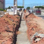 Obra de drenagem na avenida Heráclito Rollemberg dará fim aos alagamentos - Fotos: Wellington Barreto  Agência Aracaju de Notícias