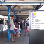 Fiscalização em terminais tenta coibir destruição de placas indicativas - Fotos: Wellington Barreto  Agência Aracaju de Notícias