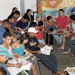 Adolescentes do Gurilândia participam de eleição simulada - Fotos: Abmael Eduardo  Agência Aracaju de Notícias