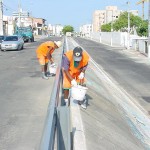 Avenida Edézio Vieira de Melo recebe tratamento especial da Emsurb - Fotos: Abmael Eduardo  Agência Aracaju de Notícias