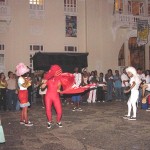 Agentes de saúde utilizam o teatro para reforçar medidas preventivas  - Fotos: Abmael Eduardo  Agência Aracaju de Notícias