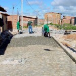 População do São Conrado satisfeita com obras de drenagem e pavimentação - Fotos: Wellington Barreto  AAN