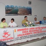 Seminário do Orçamento Participativo reforça elo entre comunidades e prefeitura - Fotos: Abmael Eduardo  Agência Aracaju de Notícias