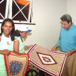 Mães do bairro Santa Maria expõe tapetes no mirante da praia 13 de julho - Fotos: Wellington Barreto  Agência Aracaju de Notícias