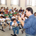 Crianças da rede municipal de ensino elegem prefeito mirim de Aracaju - Fotos: Wellington Barreto  AAN