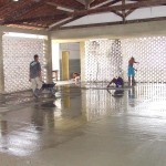 Escola Municipal Tancredo Neves está sendo completamente reformada - Fotos: Abmael Eduardo  AAN